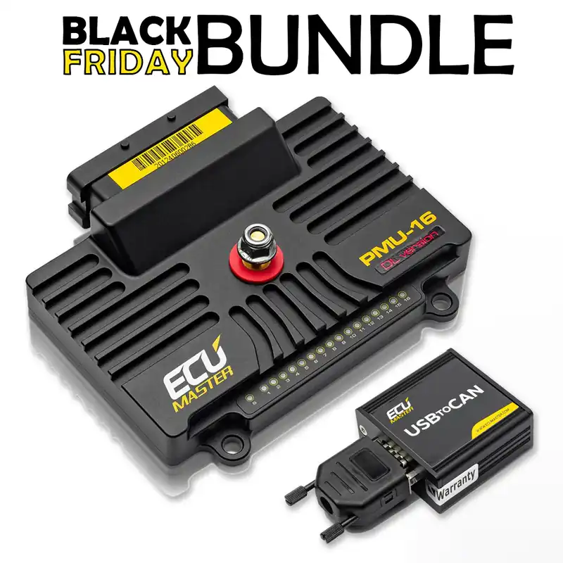 Tylko do końca tygodnia Zestaw BlackFriday ECUMASTER PMU-16 DL + Moduł USB to CAN
