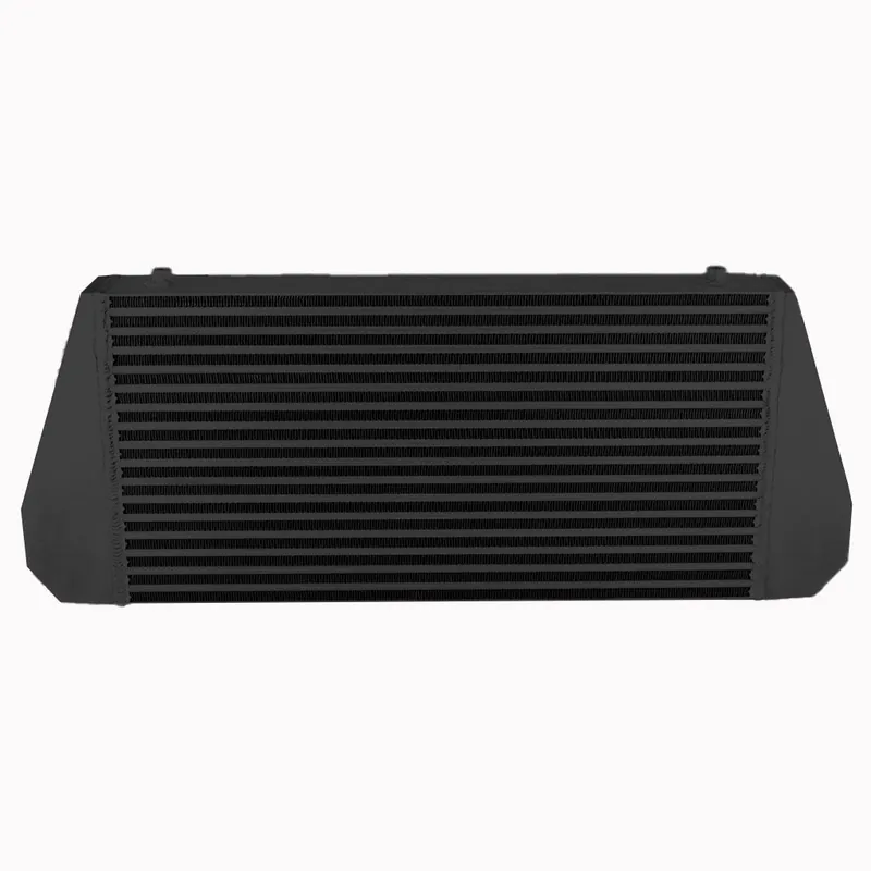 Wysoka jakość Intercooler 600x300x76mm FMIC Tylny Wlot / Wylot Czarny