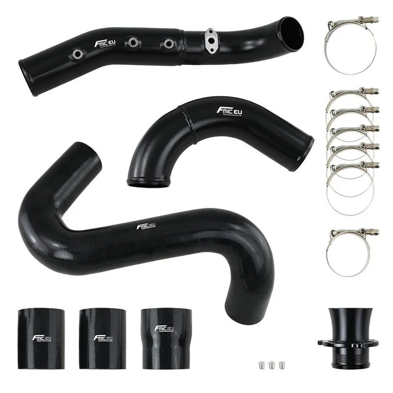 Darmowy zwrot Zestaw orurowania do intercoolera Audi A4/A5 B9 2.0T Czarny