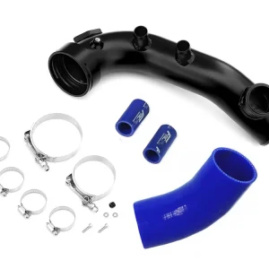 Charge pipe BMW N54 135i 335i 1M z flanszą na BOV 50mm Niebieski Dostępne od ręki