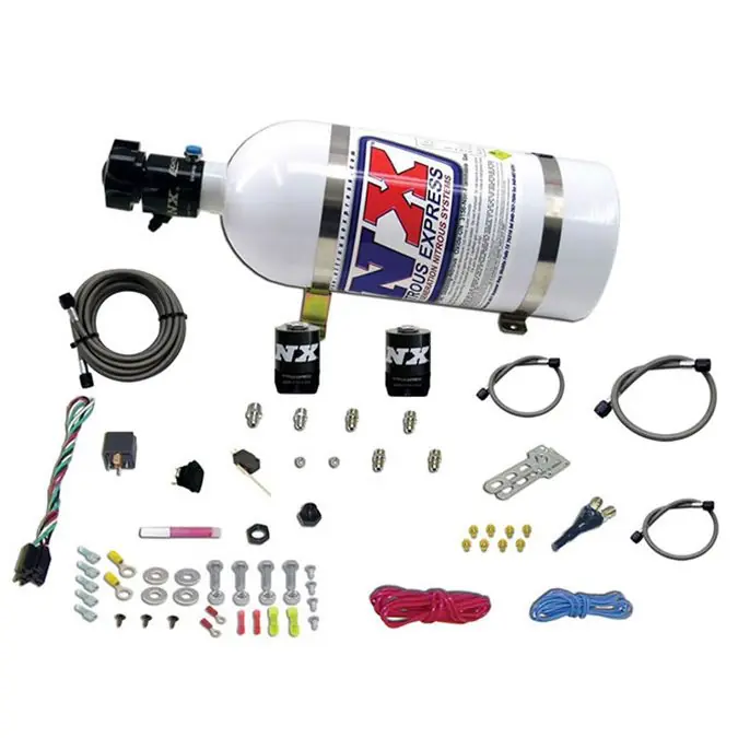Ostatnie sztuki Single Nozzle System with 10Lb Bottle All GM EFI (35-50-75-100-150 Hp) Nitrous Express NX 20920-10