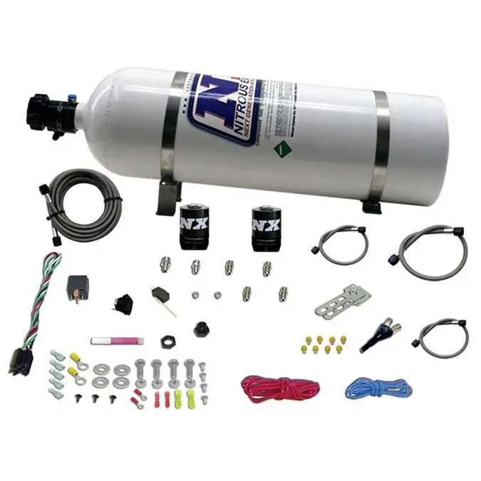 Single Nozzle System with 15Lb Bottle All GM EFI (35-50-75-100-150 Hp) Nitrous Express NX 20920-15 Okazja