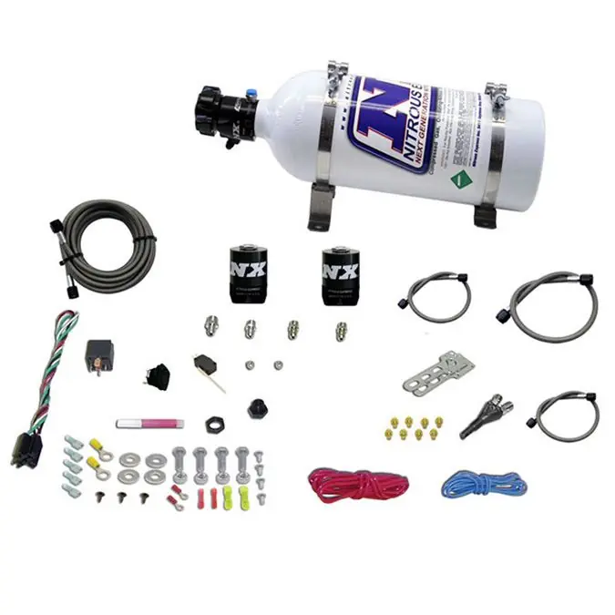 Single Nozzle System with 5Lb Bottle All Dodge model EFI (35-50-75-100-150 Hp) Nitrous Express NX 20921-05 Wyjątkowa oferta