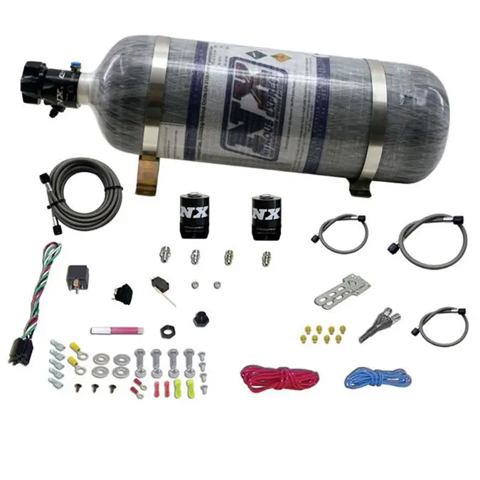 Ostatnie sztuki Single Nozzle System with 12Lb Composite Bottle All Dodge model EFI (35-50-75-100-150 Hp) Nitrous Express NX 20921-12