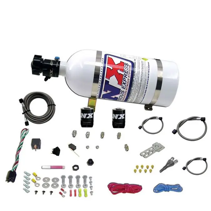 EFI Single Nozzle System with 10Lb Bottle Ford (35-50-75-100-150 Hp) Nitrous Express NX 20922-10 Promocja