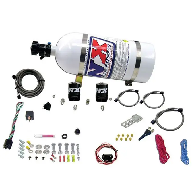 Okazja Drive-By-Wire Single Nozzle System with 10Lb Bottle GM Vehicles (35-150Hp) Nitrous Express NX 20930-10