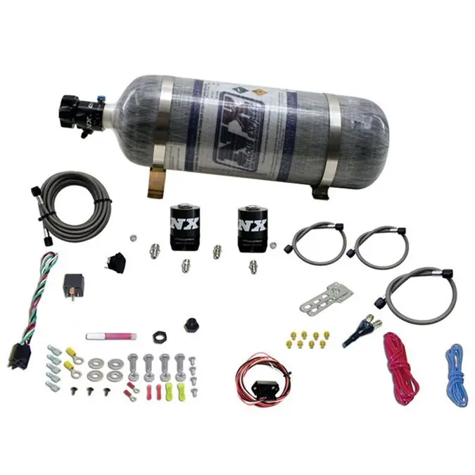 Obniżka ceny Drive-By-Wire Single Nozzle System with 12Lb Carbon Bottle GM Vehicles (35-150Hp) Nitrous Express NX 20930-12