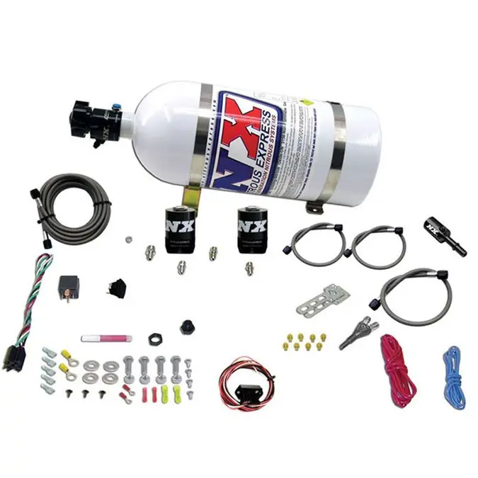 Zniżka Single Nozzle System with 10Lb Bottle Ford Coyote 5.0 (35-150Hp) Nitrous Express NX 20932-10