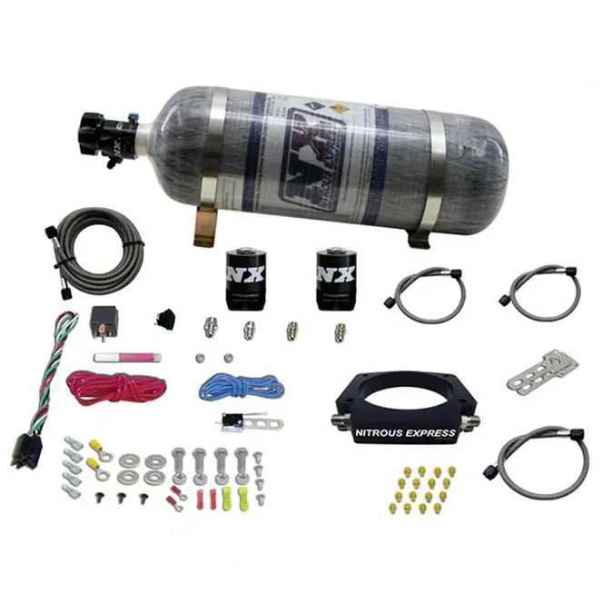 LS 102mm Plate System with 12Lb Carbon Bottle GM Vehicles Nitrous Express NX 20933-12 Ekspresowa dostawa