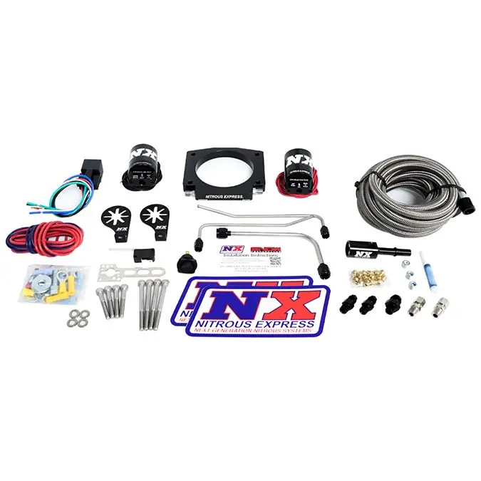 Najlepsza cena LS Single Entry 90mm Plate Hardline System without Bottle (50-400Hp) Nitrous Express NX 20934S-00