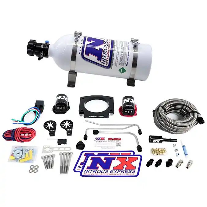 Taniej LS Single Entry 90mm Plate Hardline System with 5Lb Bottle (50-400Hp) Nitrous Express NX 20934S-05