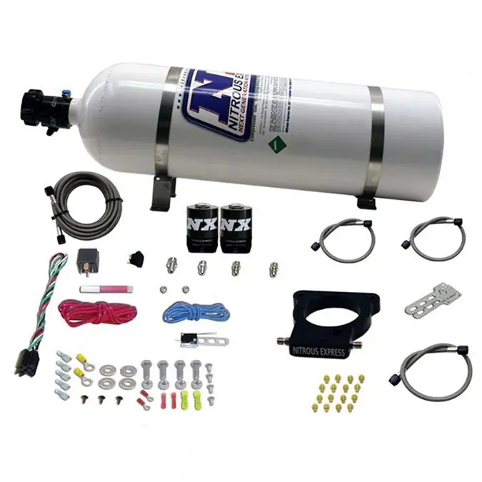 3-Bolt Nitrous Plate System with 15Lb Bottle GM LS Nitrous Express NX 20935-15 Niska cena