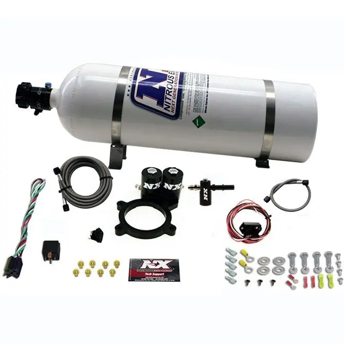 Nitrous Plate System with 15Lb Bottle GM 5.3L Truck 2014+ Nitrous Express NX 20936-15 Popularny