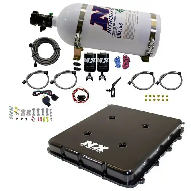 Sprawdź teraz Nitrous System with Billet LT4 Supercharger Lid with 10LB Bottle Nitrous Express NX 20939-10