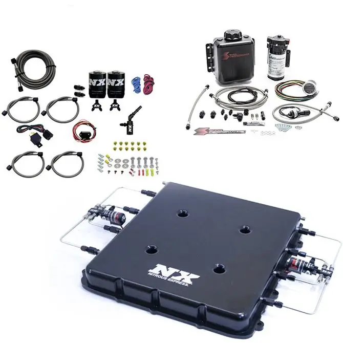 Ostatnie sztuki Nitrous and Water Methanol System with Billet LT4 Supercharger Lid without Bottle Nitrous Express 20939BMF-00