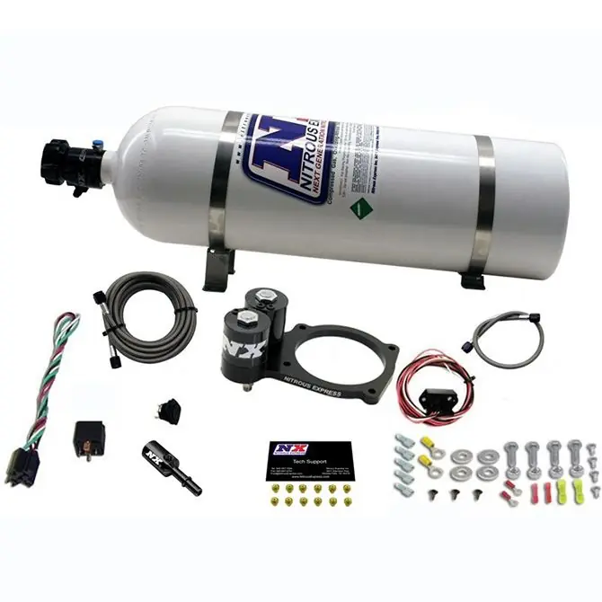 Nitrous Plate System with 15Lb Bottle Dodge Hellcat / Demon Nitrous Express NX 20943-15 Szybka wysyłka