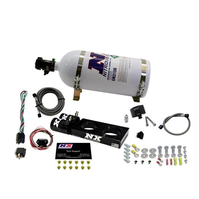 3 Valve Plate System with 5Lb Bottle Ford Mustang 4.6L (35-150Hp) Nitrous Express NX 20947-05 Obniżka ceny