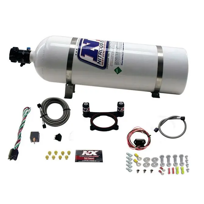 Plate System with 15Lb Bottle Ford Coyote 5.0L / Godzilla 7.3 Nitrous Express 20948-15 Kup teraz