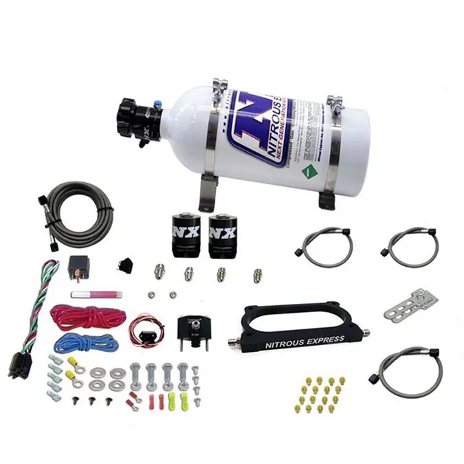 Hit sprzedaży Nitrous Plate System with 5 Lb Bottle Ford GT 500 Nitrous Express NX 20949-05