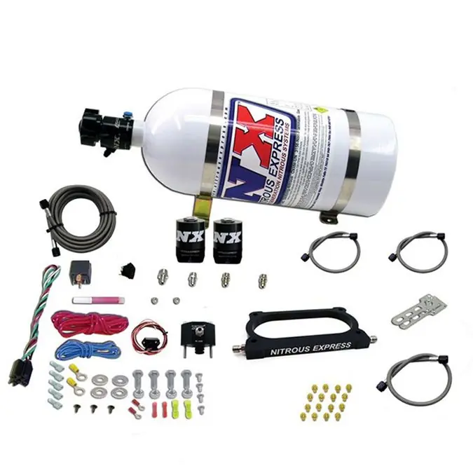 Hit sprzedaży Nitrous Plate System with 15Lb Bottle Ford GT 500 Nitrous Express NX 20949-15