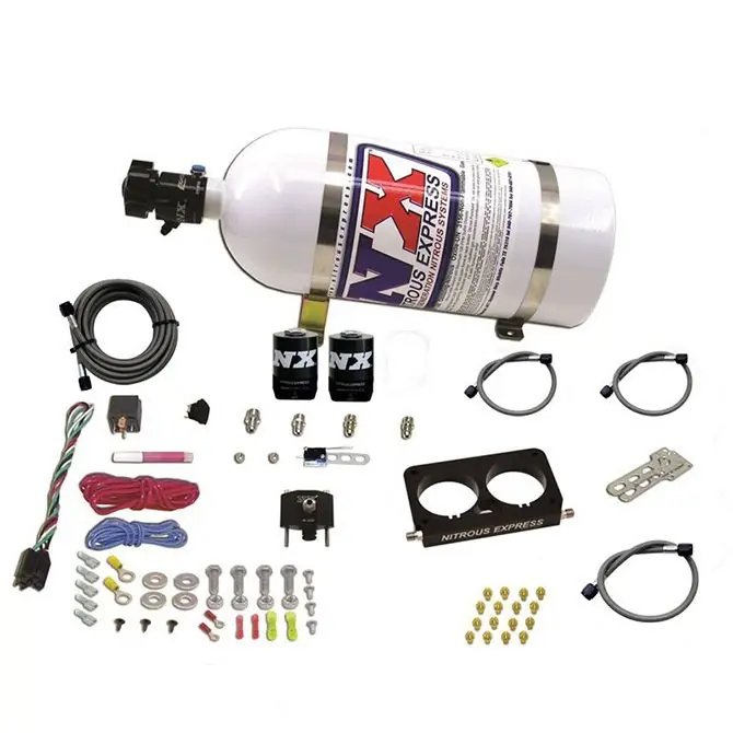4 Valve Nitrous Plate System-Stock Throttle Body with 10Lb Bottle Ford Nitrous Express NX 20950D-10 Ostatnia szansa