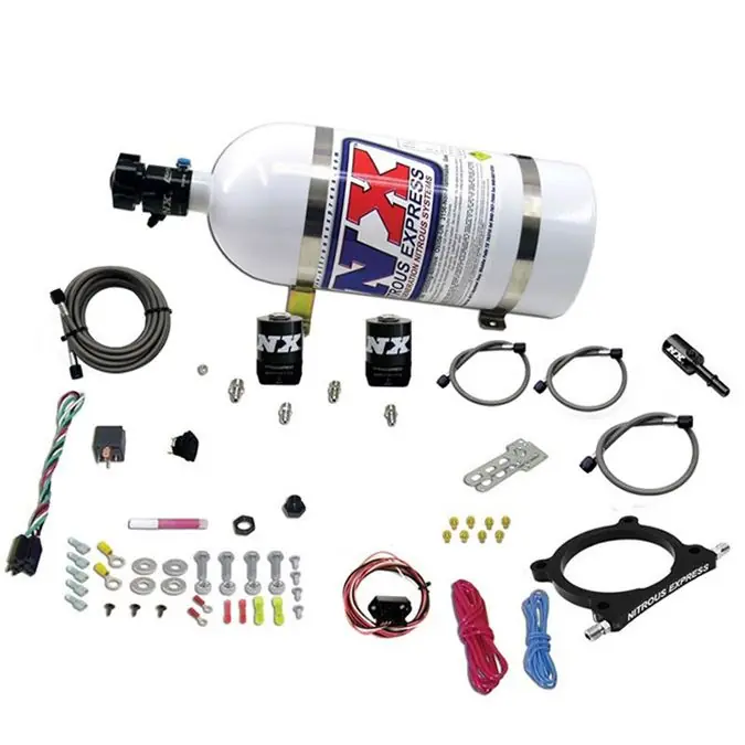 Plate High Output System 50-250Hp with 10LB Bottle Ford Coyote 5.0L / Godzilla 7.3L Nitrous Express NX 20951-10 Obniżka ceny