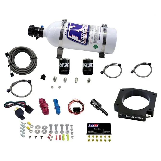 Nitrous Plate System with 5Lb Bottle Ford Mustang GT350 Nitrous Express NX 20953-05 Ekspresowa dostawa