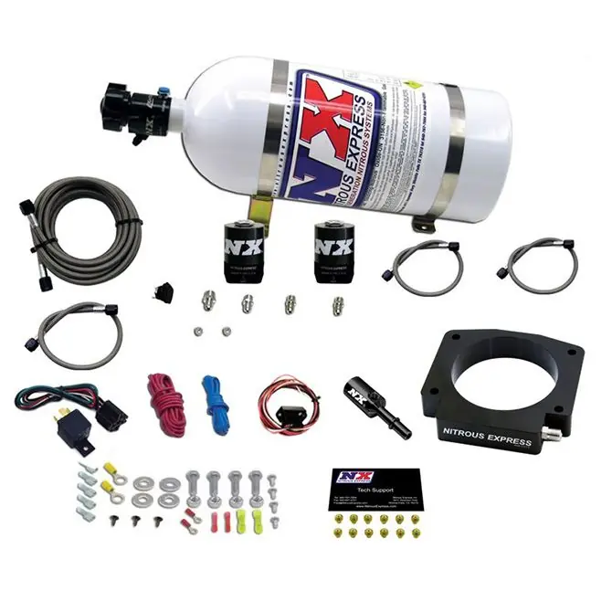 Nitrous Plate System with 10Lb Bottle Ford Mustang GT350 Nitrous Express NX 20953-10 Do wyczerpania zapasów