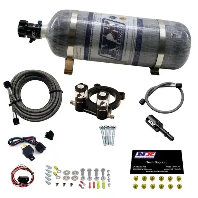 Nitrous Plate System with 12Lb Carbon Bottle Ford 4-cyl Ecoboost 2.3L Nitrous Express NX 20954-10 Taniej
