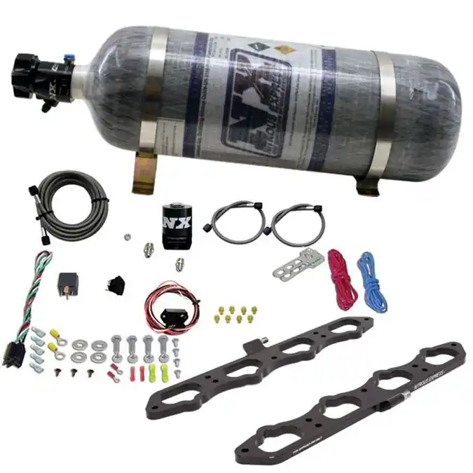 Bestseller Dry Direct Port Plate System with 12Lb Bottle Ford Coyote Engine Nitrous Express NX 20957-12