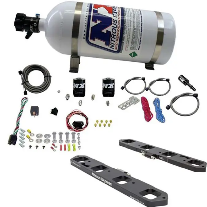 Direct Port Plate System with 10Lb Bottle 5.7L / 6.1L / 6.4L Hemi Nitrous Express NX 20958-10 Dodaj do koszyka