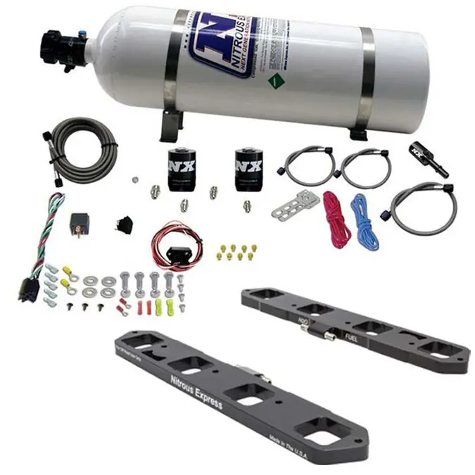 Direct Port Plate System Nitrous Express NX 20958-15 5.7 6.1 6.4L Hemi w/15lb Bottle Zniżka