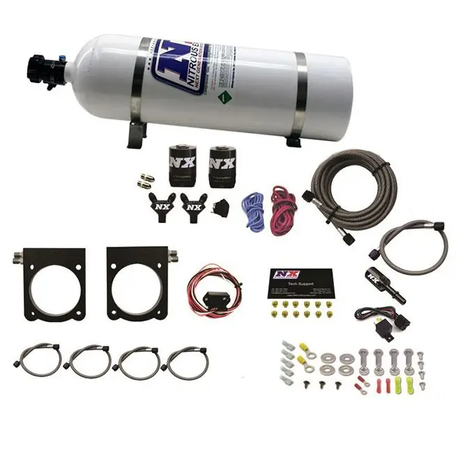 Najlepsza cena Gen-V Viper Nitrous Plate System with 15Lb Bottle (50-400Hp) Nitrous Express NX 20970-15