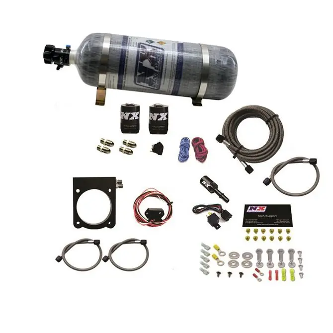 Plate System with 12Lb Carbone Bottle (50-200Hp) Dodge V6 3.6L Nitrous Express NX 20971-12 Oferta