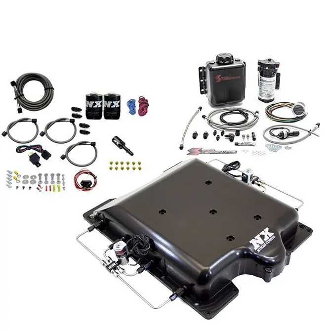 Billet Supercharger Lid with Integrated Nitrous and Water/Methanol without Bottle Dodge Hellcat / Demon Nitrous Express NX 20972BMF-00 Kup online