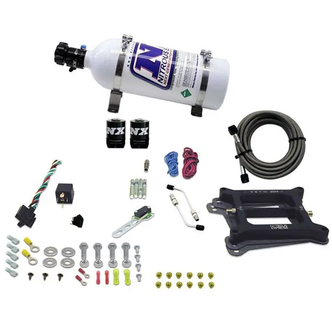 4150 Conventional Plate System Gasoline Stage 6 50-300Hp with 5Lb Bottle Nitrous Express NX 30040-05 Oferta limitowana