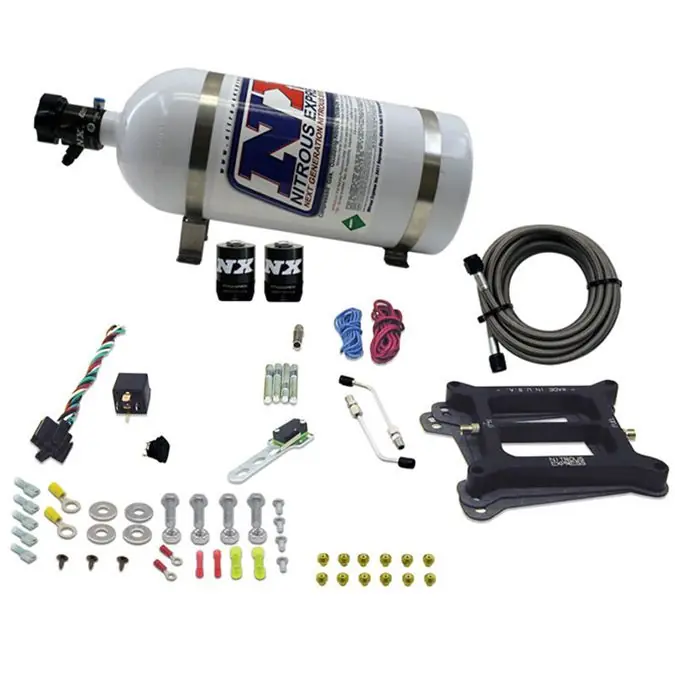 Nowość 4150 Conventional Plate System Gasoline Stage 6 50-300Hp with 10Lb Bottle Nitrous Express NX 30040-10
