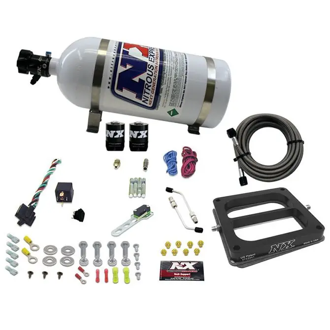 4500 Conventional Plate System Alcohol Stage 6 50-300Hp with 10Lb Bottle Nitrous Express NX 30075-10 Dostępne od ręki