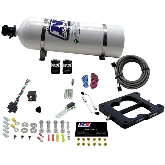 Ostatnie sztuki Q-Jet Spreadbore Nitrous System 50-300Hp with 15Lb Bottle Nitrous Express NX 30080-15
