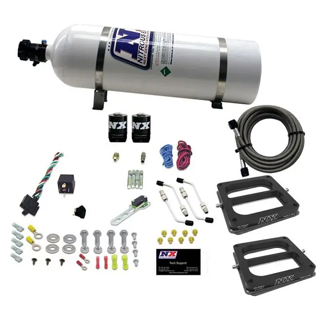 Dual 4500 Conventional Plate System Gasoline Stage 6 50-300Hp with 15Lb Bottle Nitrous Express NX 30270-15 Kup online