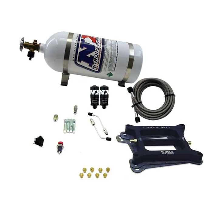Promocja 4150 Hitman Nitrous Plate System 100-150-200Hp with 15Lb Bottle Nitrous Express NX 40040-15