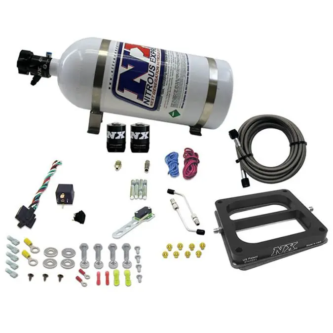 Cena promocyjna 4500 Hitman Dominator Nitrous Plate System 100-150-200Hp with 10Lb Bottle Nitrous Express NX 40070-10