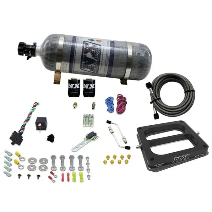 4500 Hitman Dominator Nitrous Plate System 100-150-200Hp with 12Lb Carbon Bottle Nitrous Express NX 40070-12 Zamów dziś