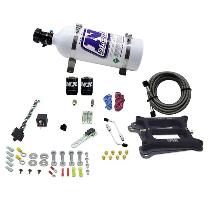 Ostatnie sztuki 4150 Conventional Plate System Alcohol Pro-Power 100-500Hp with 5Lb Bottle Nitrous Express NX 50045-05