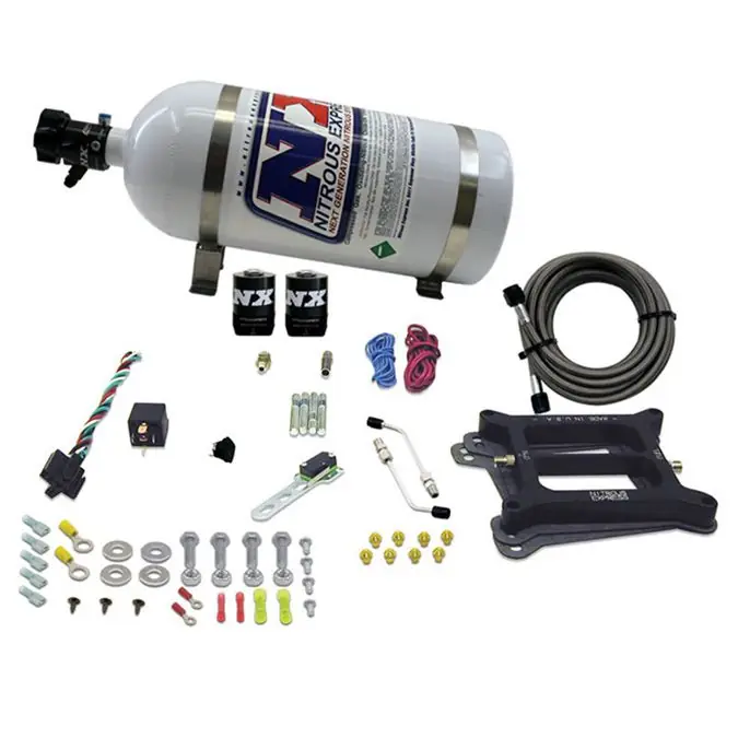 4150 Conventional Plate System Alcohol Pro-Power 100-500Hp with 10Lb Bottle Nitrous Express NX 50045-10 Promocja