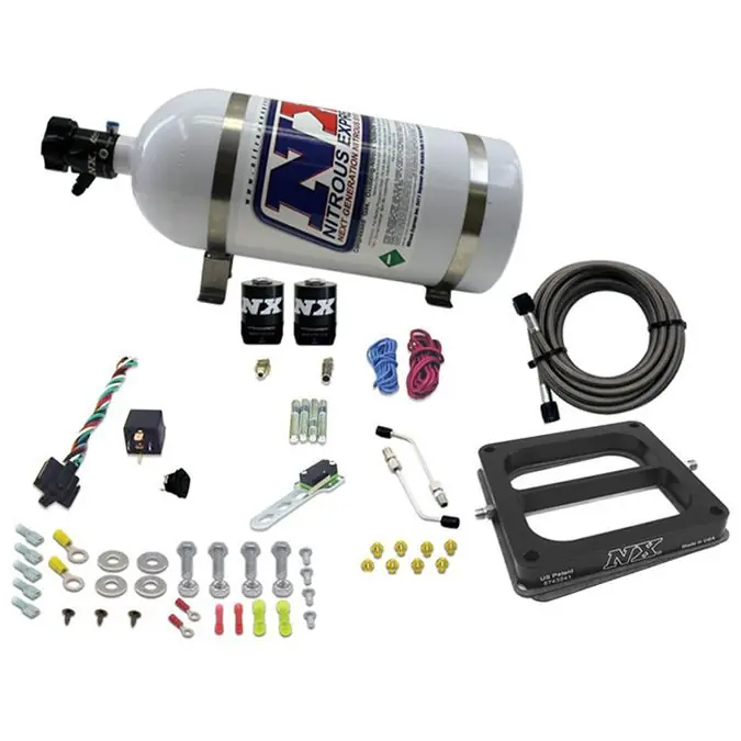 Darmowy zwrot 4500 Conventional Plate System Gasoline Pro-Power 100-500Hp with 10Lb Bottle Nitrous Express NX 50070-10