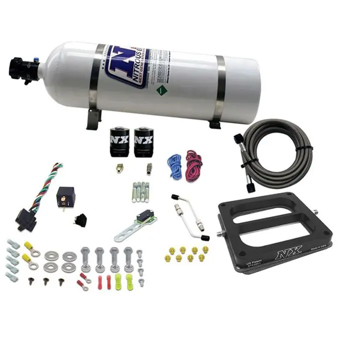 Zniżka 4500 Conventional Plate System Alcohol Pro-Power 100-500Hp with 15Lb Bottle Nitrous Express NX 50075-15