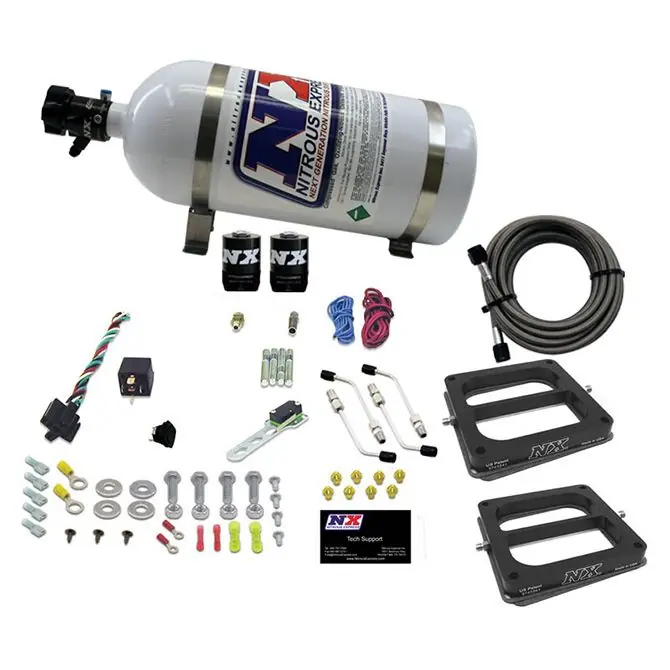 Oferta czasowa Dual 4500 Conventional Plate System Gasoline Pro-Power 100-500Hp with 10Lb Bottle Nitrous Express NX 50270-10