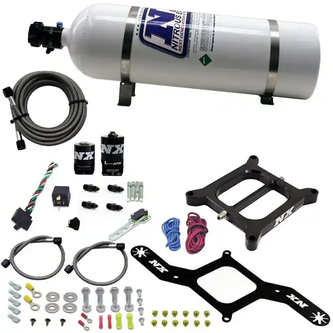 4150 RNC Conventiona Plate System 300-750Hp with 15Lb Bottle Nitrous Express NX 55140-15 Bestseller