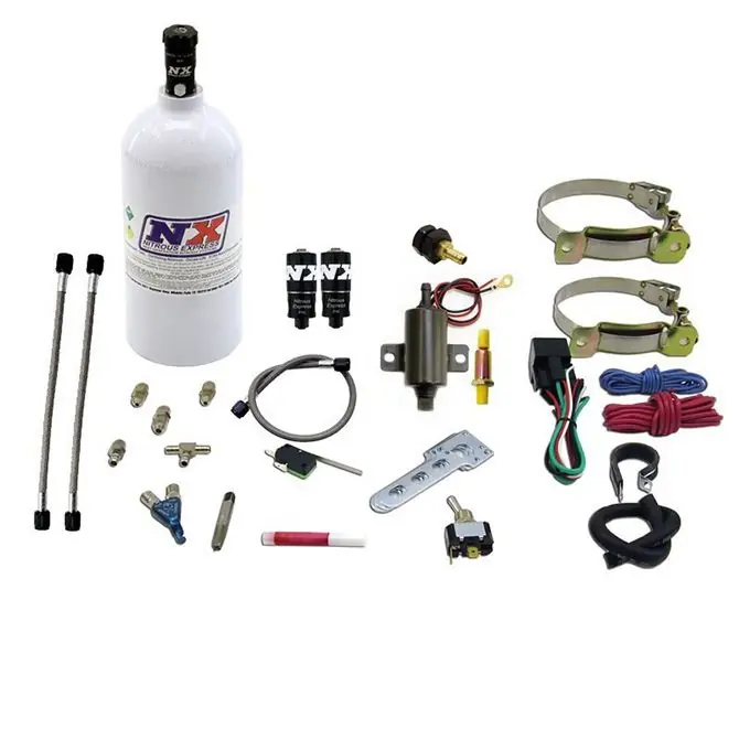 Wyprzedaż Single Cylinder Piranha System with 2.5Lb Bottle Nitrous Express NX 60011P